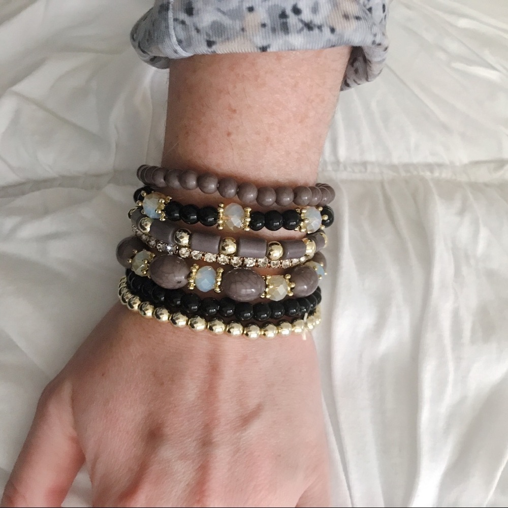 🌺 Beaded Bracelet Stack Bundle